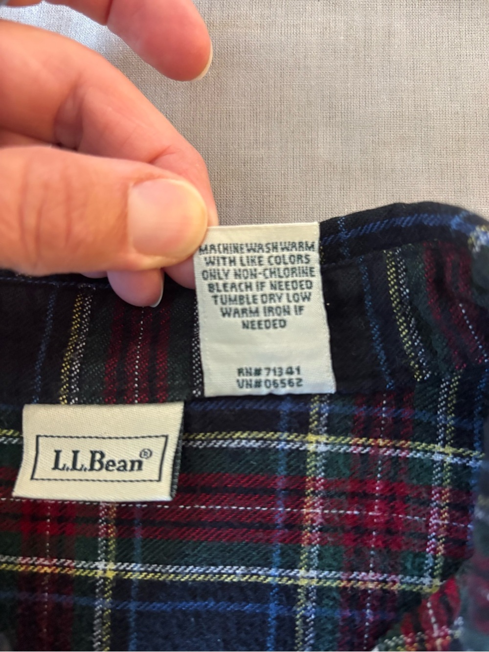Vintage LL Bean Women’s Scotch Plaid Flannel Shirt Tartan Preppy Heritage SP - Picture 6 of 8